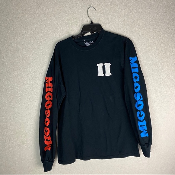 Other - Migos Tour 2018 Long Sleeve Shirt Size Medium